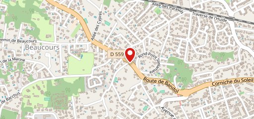 Pizza Du Rond Point sur la carte