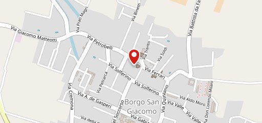 Pizza vera Borgo San Giacomo sulla mappa
