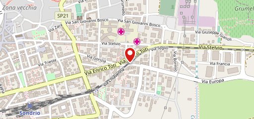 Pizzeria Egitto Sondrio sulla mappa