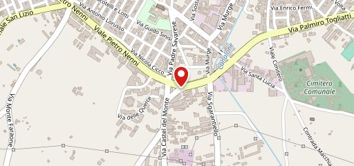 Pizzeria braceria emoticon sulla mappa