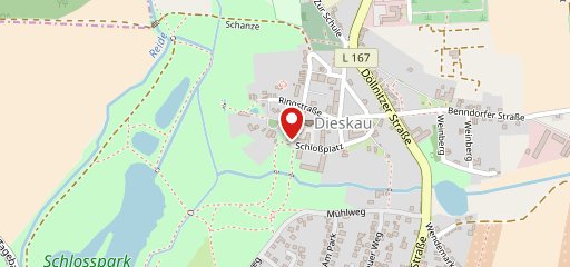 Restaurant Schloss Dieskau sur la carte