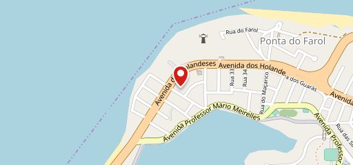 Pizzaria Expression no mapa