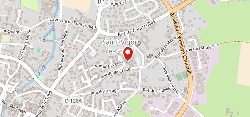 Pizza Girault sur la carte