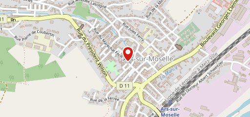 Pizza House sur la carte