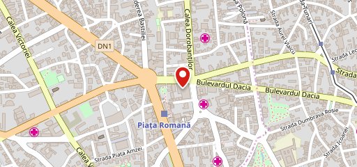 Pizza Hut București Dorobanți sur la carte