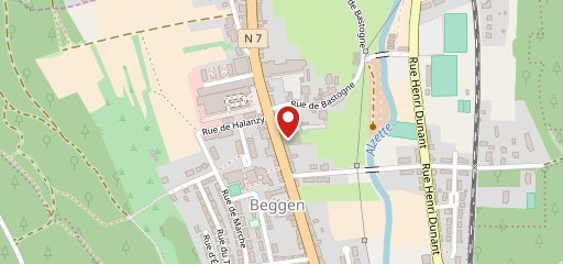 Pizza Hut Beggen sur la carte