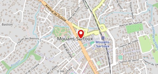 Pizzeria La Mouansoise sur la carte