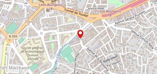 PIZZA LES COLLEGUES TOULON sur la carte