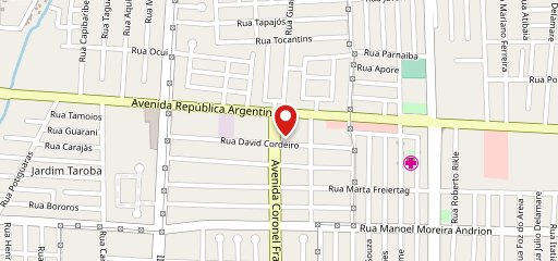 Pizza Man Foz no mapa