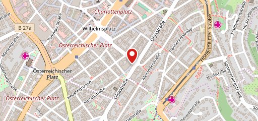 Da Rossella Pizzeria Stuttgart sur la carte