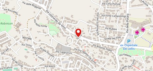 Pizzeria d'asporto Napoli sulla mappa