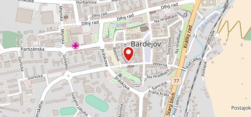 Bistro Peppino Bardejov sur la carte