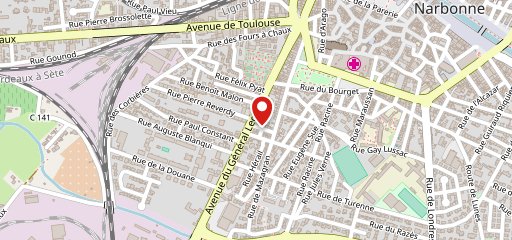Pizza Pizza Narbonne en el mapa