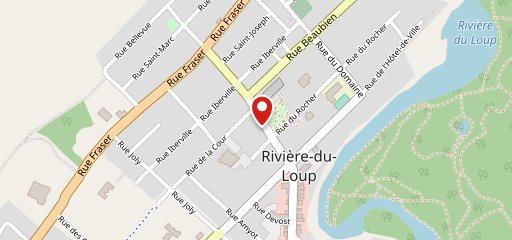 PIZZA RIVIÈRE DU LOUP sur la carte