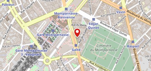 Pizza Roma Montparnasse sur la carte