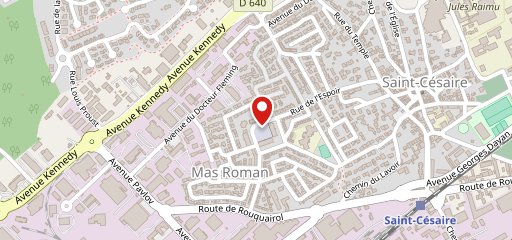 Pizza Roman sur la carte