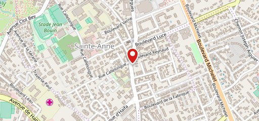 Pizza Sainte Anne sur la carte