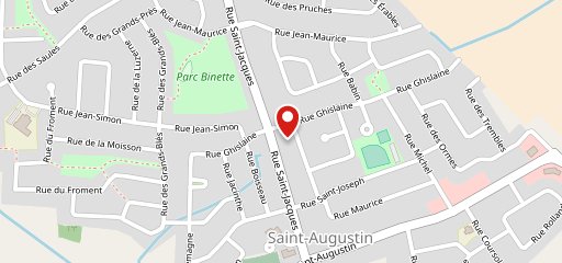 Pizza Saint-Augustin sur la carte