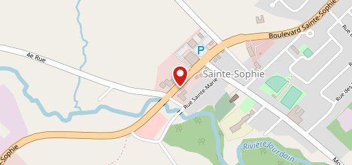 Pizzéria Ste-Sophie sur la carte