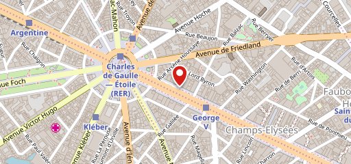 Café Joyeux Champs-élysées sur la carte