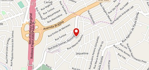 Pizza.com Bh no mapa