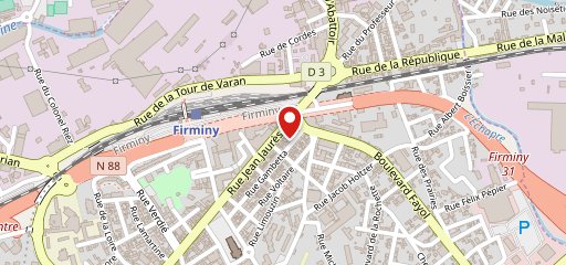 Pizz’Alif Firminy sur la carte