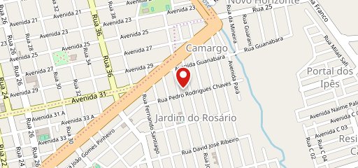 Pizzaria Água na Boca no mapa