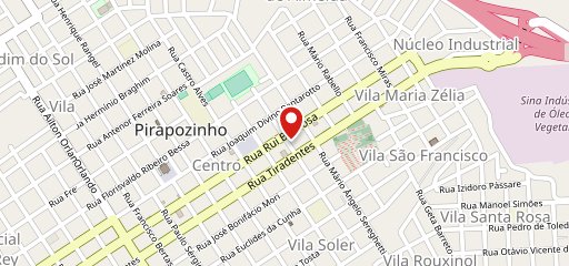 Pizzaria Água na Boca no mapa