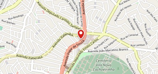 Pizzaria alemã no mapa