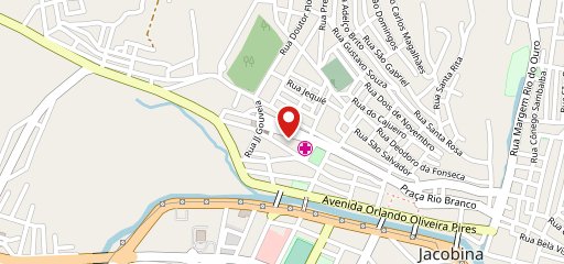 Novo Hotel das Missões & Pizzaria no mapa