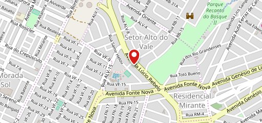 Pizzaria Alto do Vale no mapa