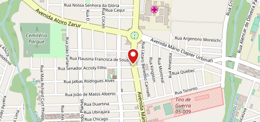 Amaral's Pizzaria no mapa