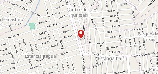 Pizzaria Araújo no mapa