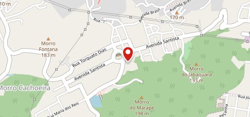 Pizzaria Arco Íris no mapa