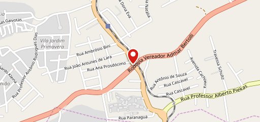 Pizzaria Avenida no mapa