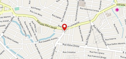 Pizzaria Aziz no mapa