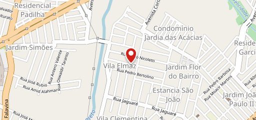 Pizzaria Baviera Rio Preto no mapa