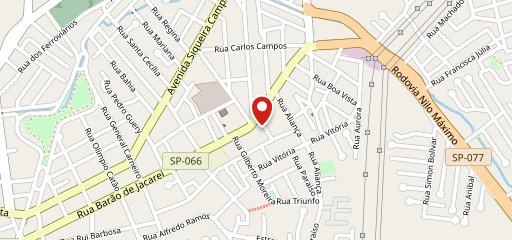 Pizzaria Bella Donna Delivery no mapa