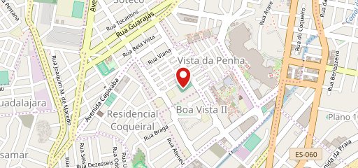 Pizzaria Belini no mapa