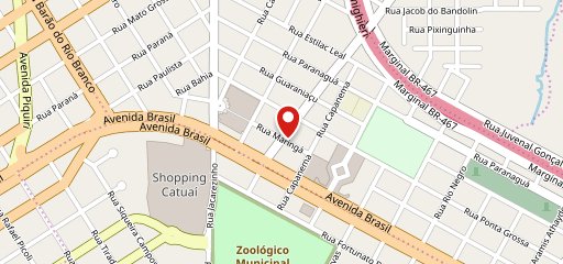 Pizzaria Bella Italia no mapa