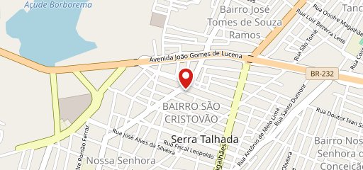 Pizzaria Bis no mapa