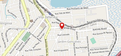 Pizzaria Bolinha no mapa