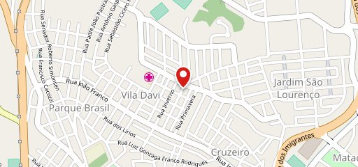 Pizzaria Bolini no mapa