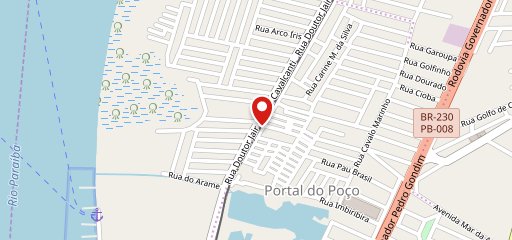 Pizzaria Bom Sabor no mapa