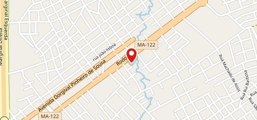 Pizzaria Brasil no mapa