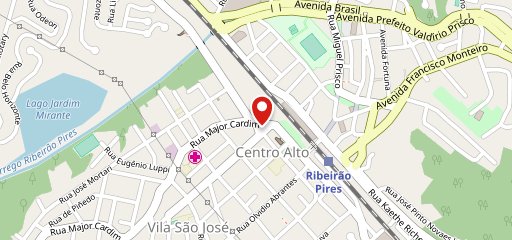 Pizzaria Brasil no mapa