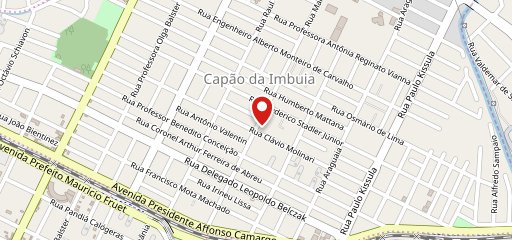 Pizzaria Brasileirao no mapa