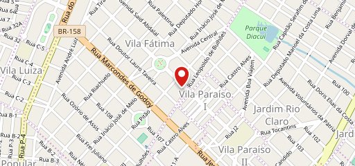 PIZZARIA BUENO ZAIRES DELIVERY E RIO VERDE GOIÁS no mapa