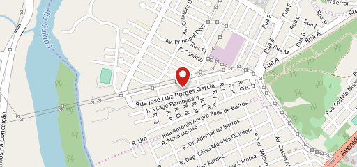 Pizzaria Califórnia no mapa