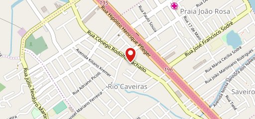 Pizzaria Campo Grande no mapa